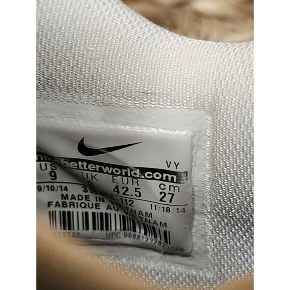 NIKE AIR ZOOM INFILTRATOR WHITE BASKETBALL ATHLETIC SHOES MEN\'S SIZE 9 main image 5